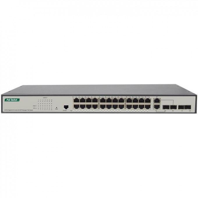 28 портовый L2-управляемый гигабитный PoE-коммутатор TANTOS TSn-24P28UM 00-00186788