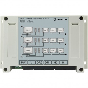 Этажный коммутатор на 4 квартиры TANTOS TS-NV Этажный коммутатор на 4 квартиры TANTOS TS-NV